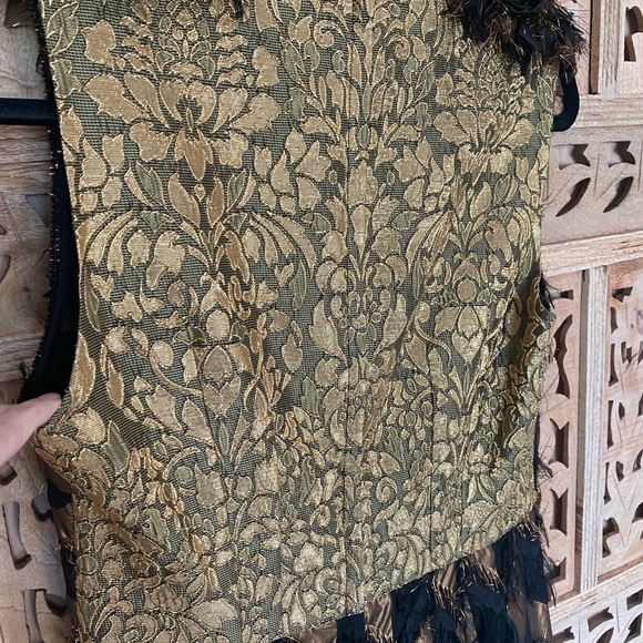 Dolce & Gabbana jumpsuit. Gold and Brown and amazing…side pockets, comfortable - Picture 4 of 10